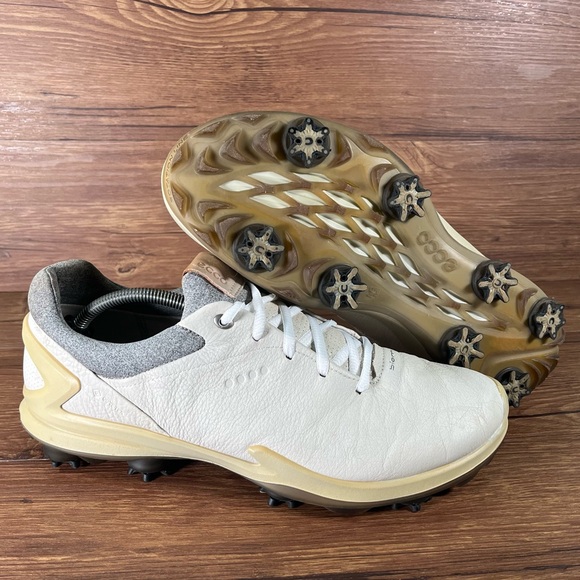 Ecco Biom Spikes Gore-Tex G3 Golf Shoes Men’s Size 11.5 (45) Extra Width - Picture 1 of 11